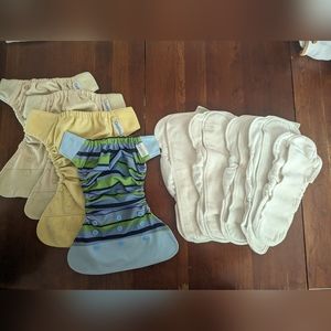 GroVia Hybrid Organic Cloth Diaper Lot